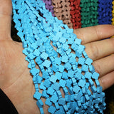 8mm Hematite Loose Beads Candy Colors Matte Four Leaf Clover 15''