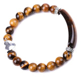 8mm Natural Stone Strand Beads Bracelet Reiki Healing Pink Quartz Aventurine Aga