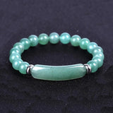 8mm Natural Stone Strand Beads Bracelet Reiki Healing Pink Quartz Aventurine Aga