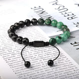 8mm Sunstone Beads Bracelet, Faceted High Beads Charm Jewelry