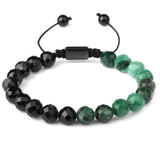 8mm Sunstone Beads Bracelet, Faceted High Beads Charm Jewelry