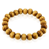 8mm Natural Wooden Buddhist Prayer Bracelet