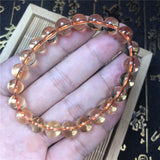 Yellow Citrine Quartz Bracelet Healing Love Gift