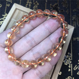Yellow Citrine Quartz Bracelet Healing Love Gift