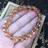Yellow Citrine Quartz Bracelet Healing Love Gift