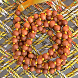 8mm Brown Sandalwood 108 Knot Necklace Cuff Blessing Chakra Taseel Pray