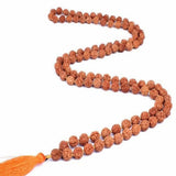 8mm Rudraksha Beads Necklace Thanksgiving National Style Colorful Diy Chain