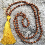 8mm Natural Sandalwood Rosewood Beads Necklace Wristband