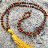 8mm Natural Sandalwood Rosewood Beads Necklace Wristband