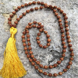8mm Natural Sandalwood Rosewood Beads Necklace Wristband