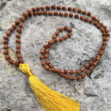 8mm Natural Sandalwood Rosewood Beads Necklace Wristband