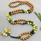 8mm Natural Rose Quartz Lapis Lazuli Beads Necklace Gift