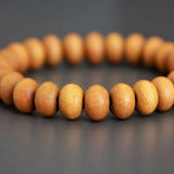 8mm Sandalwood Beads Bracelet Fancy Chakra Pray Wrist