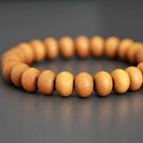 8mm Sandalwood Beads Bracelet Fancy Chakra Pray Wrist
