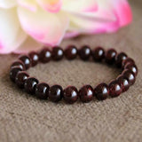 8mm Natural Red GARNET Beads Bracelet for Spirituality Healing Yoga
