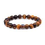 8mm Natural Stone Beads Couple Bracelet Temperature Sensitive Changing Bracelet