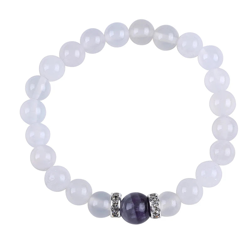8mm Natural Stone Bracelet