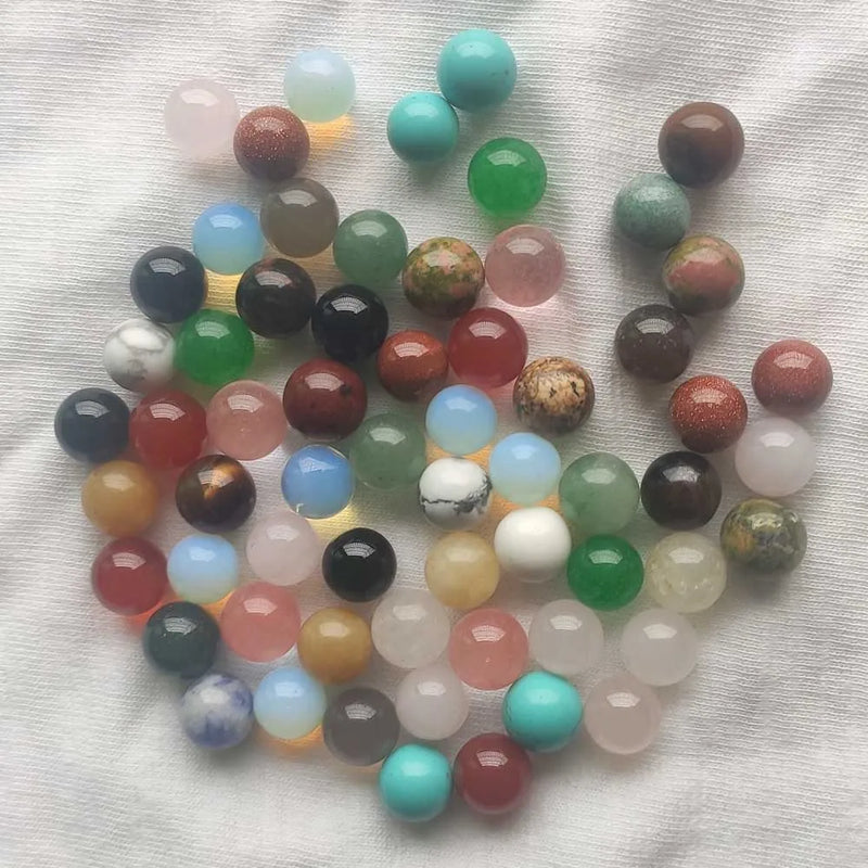 8mm Natural Stone Round Ball Beads for Jewelry Making 50pcs/lot