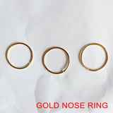 8mm Nose Ring 925 Sterling Silver Nose Hoop Piercing 16pcs/pack