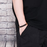 8mm Stainless Steel Bracelet Men's Jewelry Cuban Chain