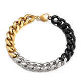 8mm Stainless Steel Bracelet Men's Jewelry Cuban Chain