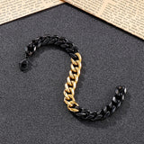 8mm Stainless Steel Bracelet Men's Jewelry Cuban Chain