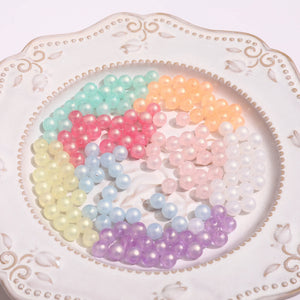 8mm Polarized Jelly Round Beads for DIY Jewelry Earrings Hand Necklace