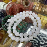 8mm Moonstone Beads for Jewelry Making - 15" Strand