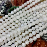 8mm Moonstone Beads for Jewelry Making - 15" Strand