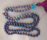 8mm Rhodochrosite 108 Beads Tassel Necklace Healing Lucky Wrist