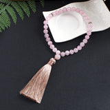 Rose Quartz Tasbih Prayer Beads Islamic Muslim Rosary Jewelry