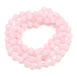 8mm Round Beaded Stone Necklace 90cm Length