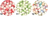 8mm Half Ceramic Beads for Jewelry Making DIY