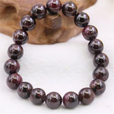 8mm Red Garnet Bracelet Jaspers Stone Beads Women Girls DIY Jewelry