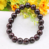 8mm Red Garnet Bracelet Jaspers Stone Beads Women Girls DIY Jewelry