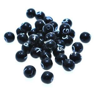 1800pcs/Lot 8mm Initial Jewelry Beads DIY Bracelet Necklace Earring
