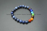 8mm Natural Chakra Gemstone Round Beads Bracelets