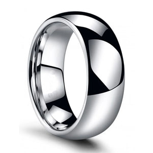 8mm Tungsten Carbide Rings Wedding Band Hypoallergenic Jewelry