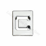 8mm Square Slide Letter Charms For Bracelet 1pc A-Z DIY Wristband Keychain