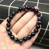 8mm Tiger's Eye Bracelet Stretch Gemstone Beads Cat Eye Stone Jewelry