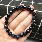 8mm Tiger's Eye Bracelet Stretch Gemstone Beads Cat Eye Stone Jewelry