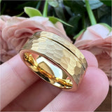 8mm Tungsten Carbide Wedding Rings for Men Women