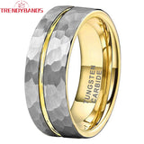 8mm Tungsten Carbide Wedding Rings for Men Women