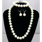 8mm South Sea Shell Pearl Round Beads Nelace Set