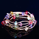 300PCS 8mm Crystal Glass Beads for Jewelry Making with Container Box
