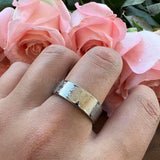 8mm Tungsten Wedding Band Ring Cross Engraved Flat Polished Fit
