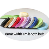 8mm Width Mixed Copy Leather Belt DIY Accessories - 1m Length
