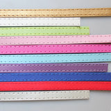 8mm Width Mixed Copy Leather Belt DIY Accessories - 1m Length