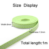 8mm Width Mixed Copy Leather Belt DIY Accessories - 1m Length