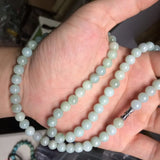 8mm Myanmar Jade Stone Beads Necklace for Women DIY Jewelry